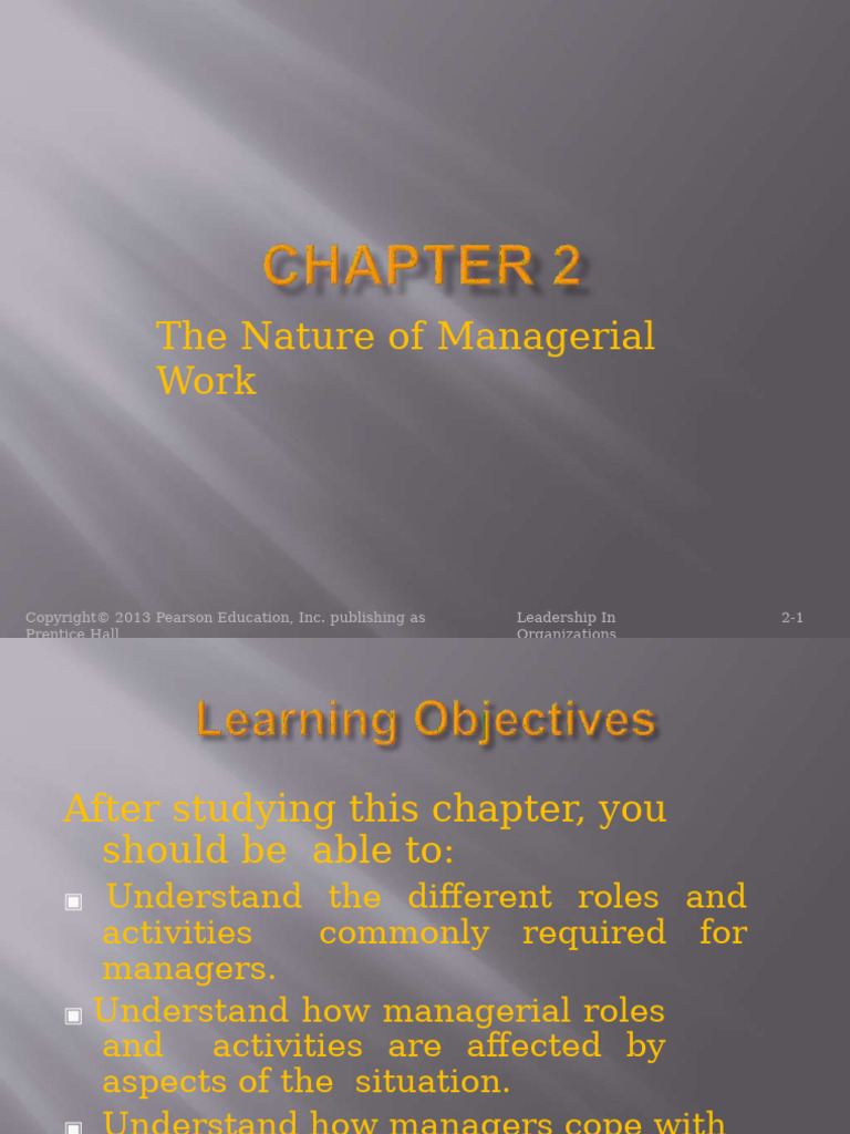 Understanding Managerial Roles and Activities | PDF | Leadership ...