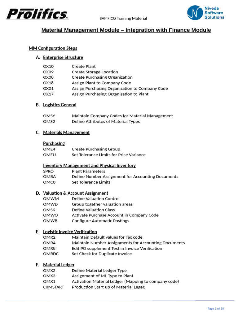 SAP FICO Configuration Guide | PDF | Valuation (Finance) | Prices