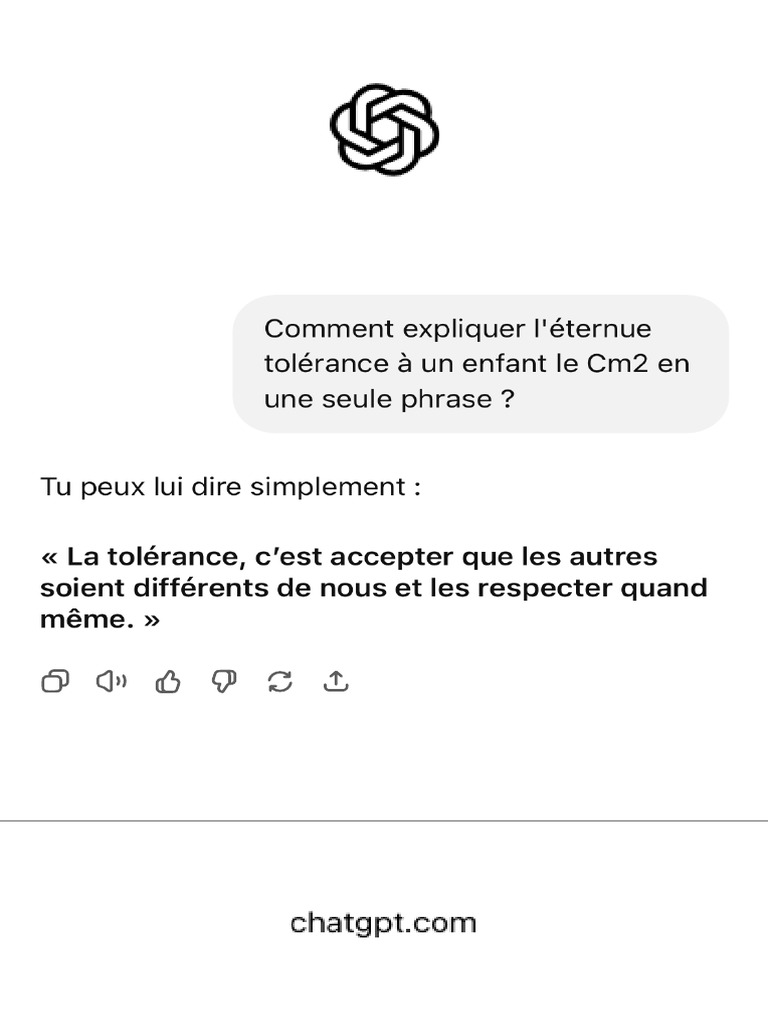 Expliquer La Tolérance Enfant | PDF