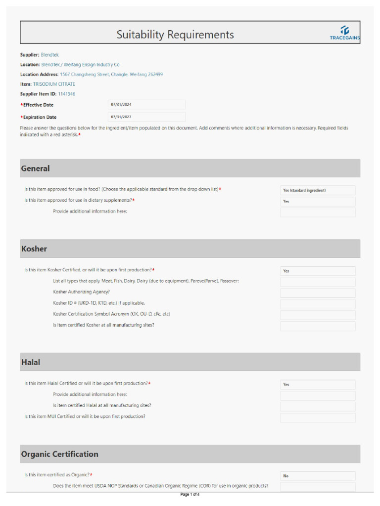 Suitability Requirements | PDF
