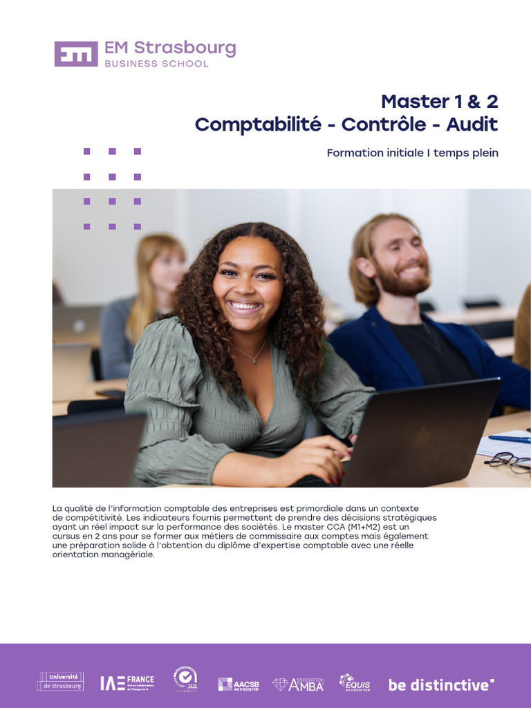 Master CCA : Comptabilité et Audit | PDF | Audit | Comptabilité