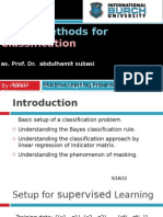 Linear Methods For Classification