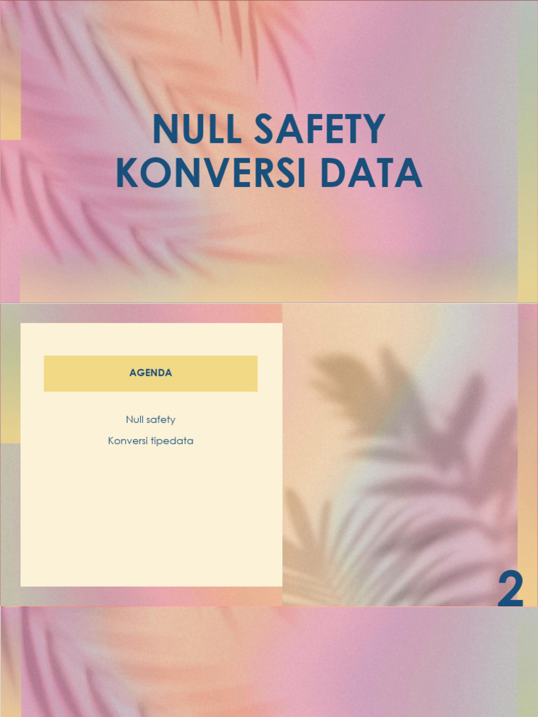 Memahami Null Safety di Flutter | PDF