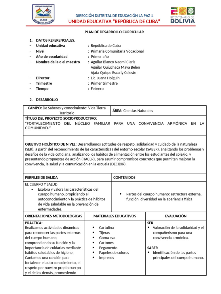 PDC Modelo Arreglado | PDF