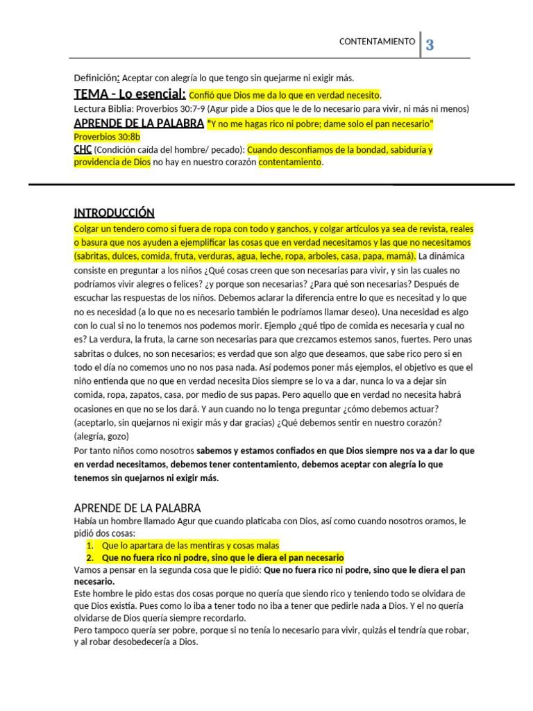 Contentamiento: Acepta lo Necesario | PDF | Verdad | Dios