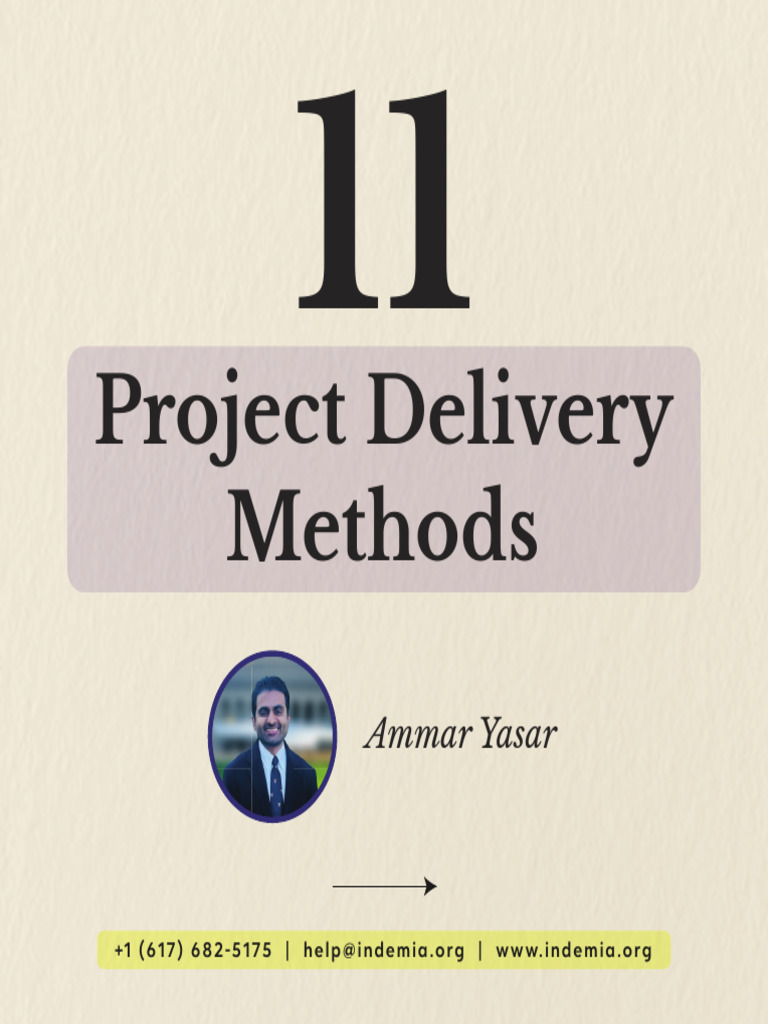 11 Project Delivery Methods PMI CP | PDF | Public–Private Partnership ...