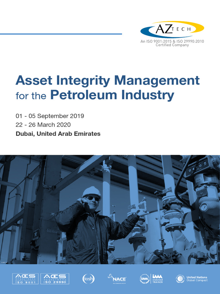 Asset Integrity Management For The Petroleum Industry | PDF | Risk ...