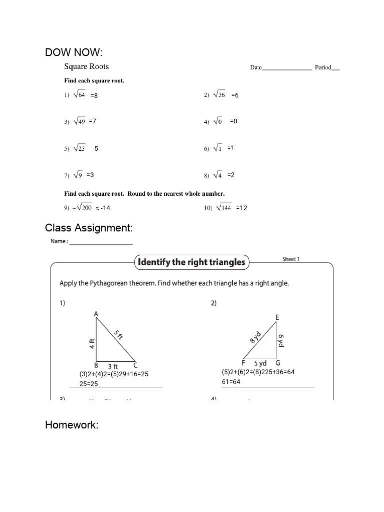 Integers Worksheet Assignment | PDF