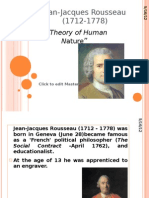 Jean-Jacques Rousseau (1712-1778) : "Theory of Human Nature