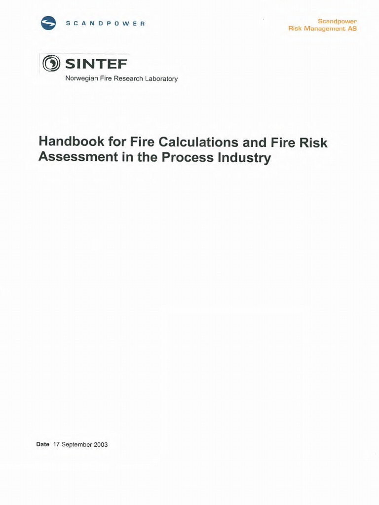 Fire Risk Assessment Handbook | PDF | Pressure | Leak