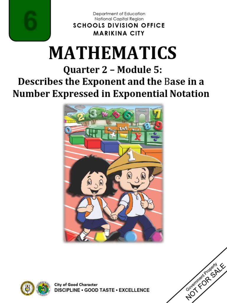 Math Gr6 Qtr2 Module 5 Edited | PDF | Multiplication | Exponentiation
