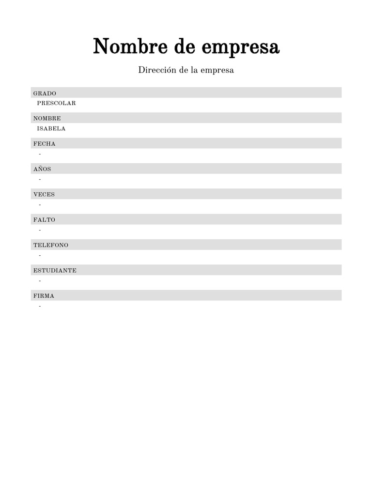 Formato Febrero | PDF