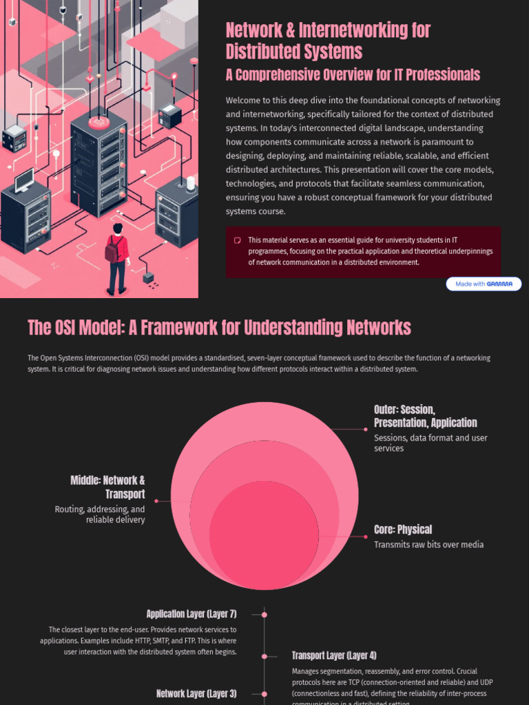 Networking for Distributed Systems Guide | PDF | Computer Network ...