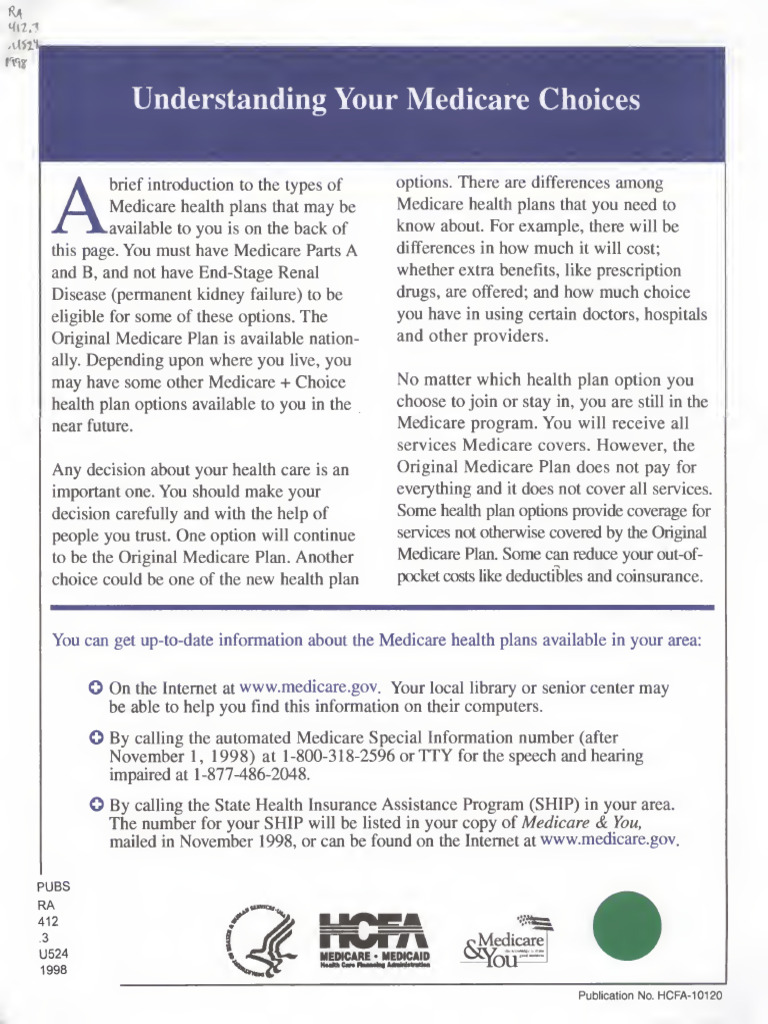 Understandingyou00unit 1 | PDF | Medicare (United States) | Managed Care