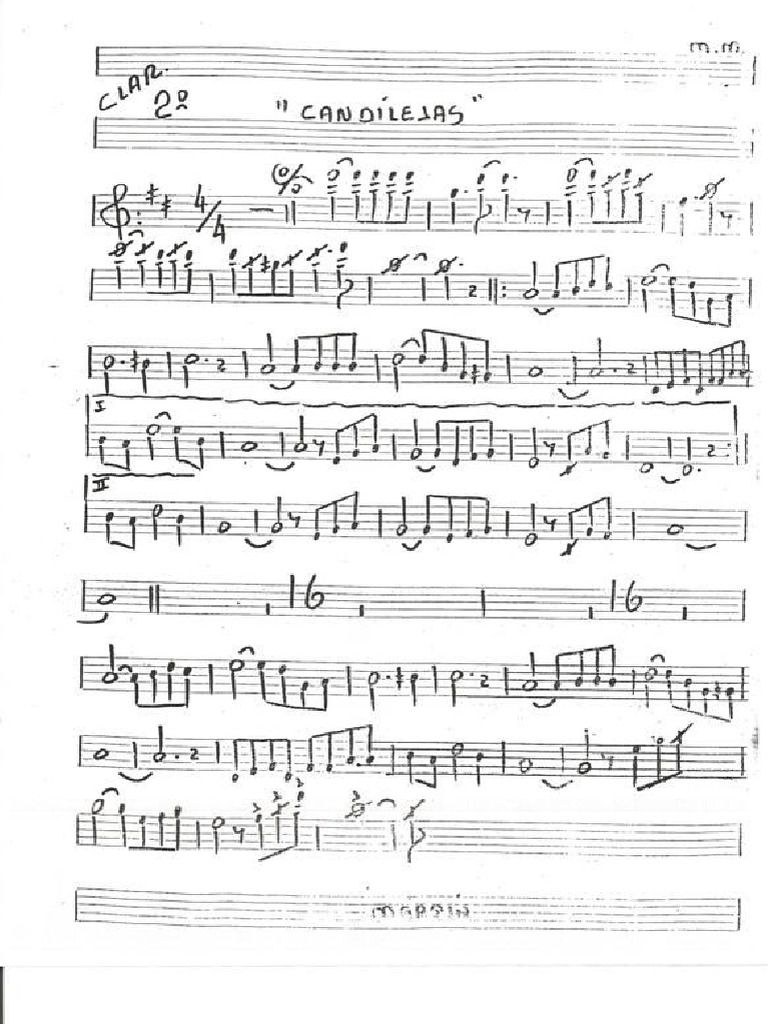 Candilejas - Banda MM | PDF