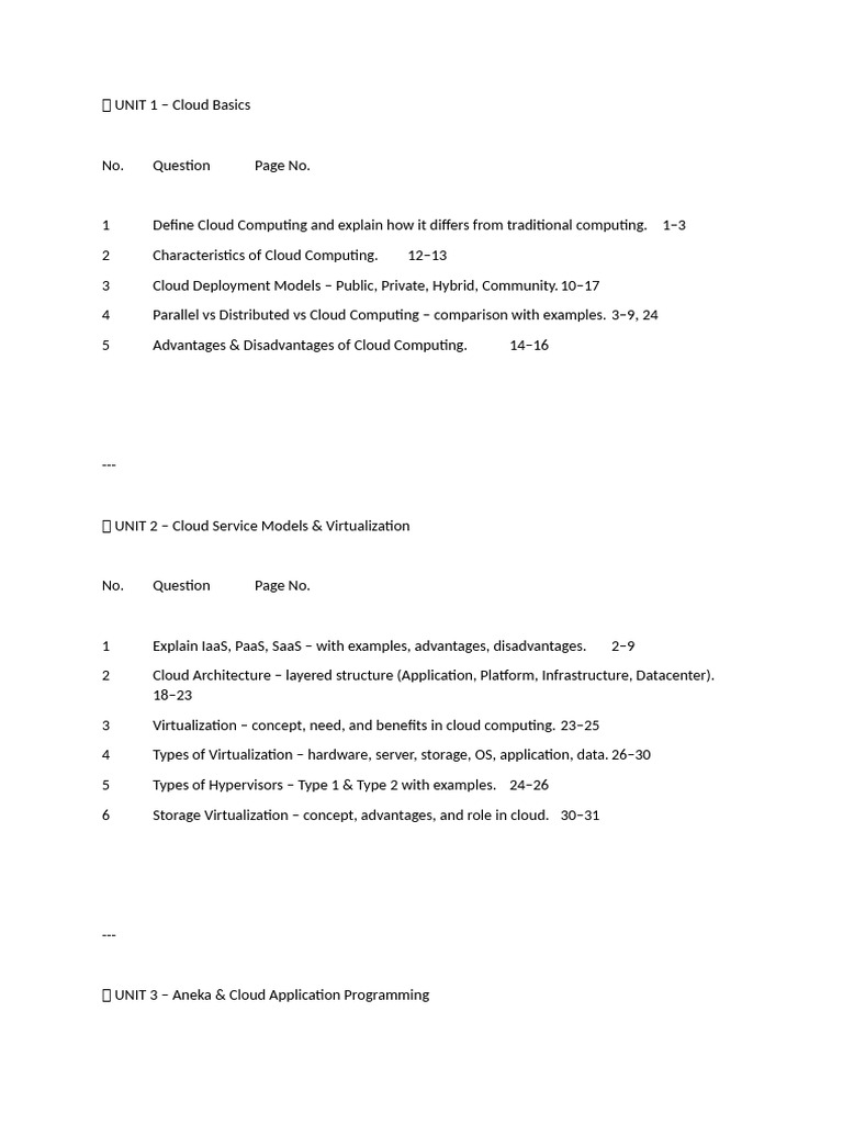 Cloud Computing Fundamentals and Models | PDF