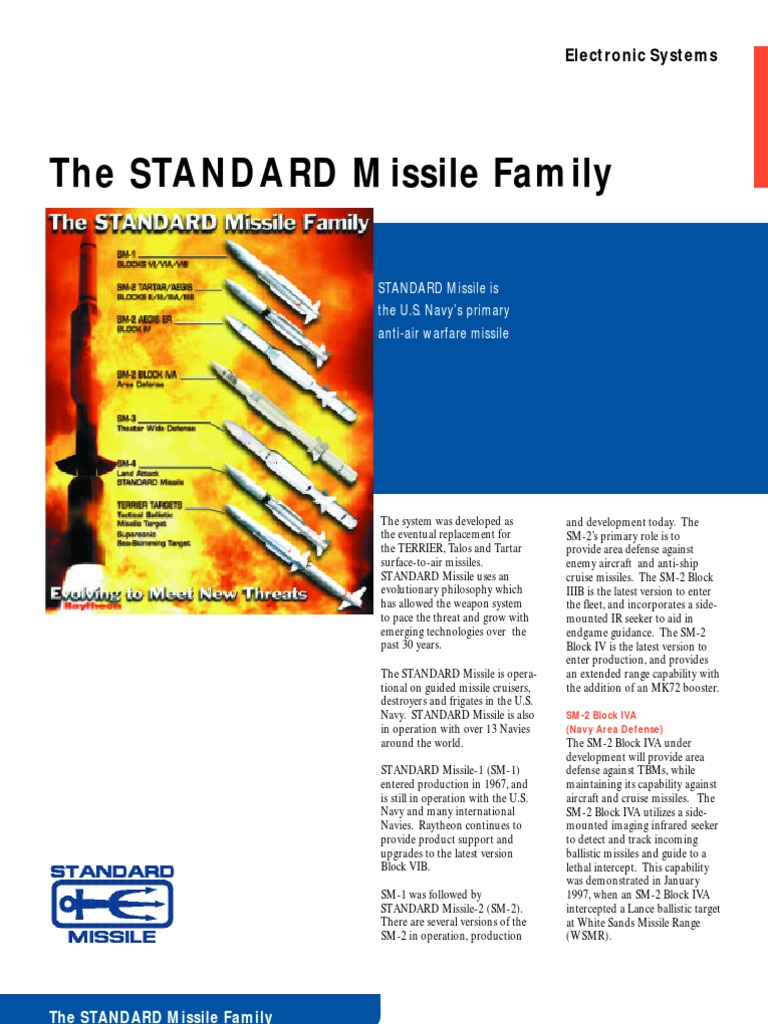 Standard Missile | PDF | Missile | Anti Aircraft Warfare