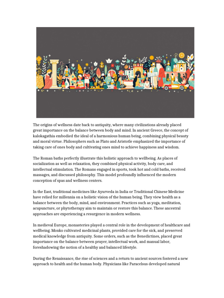 2-1 The Origins of Wellness From Antiquity To The 19th Century | PDF ...