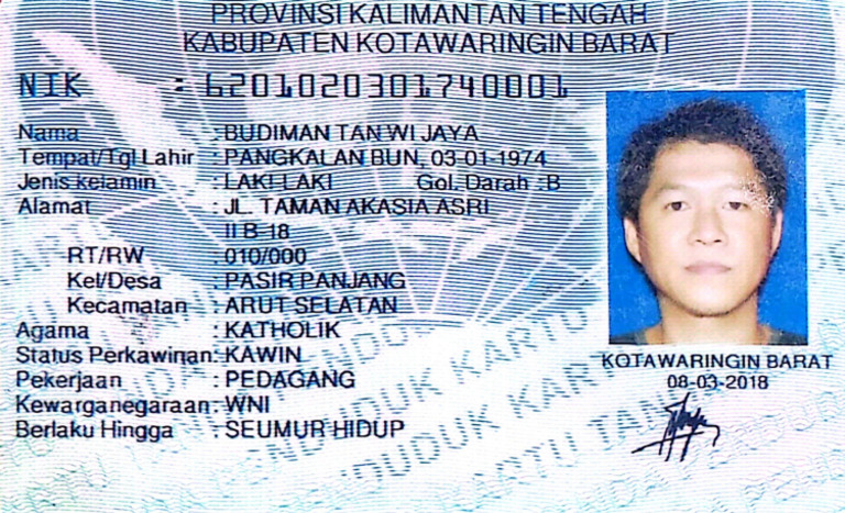 KTP Budiman Tan Wi Jaya | PDF