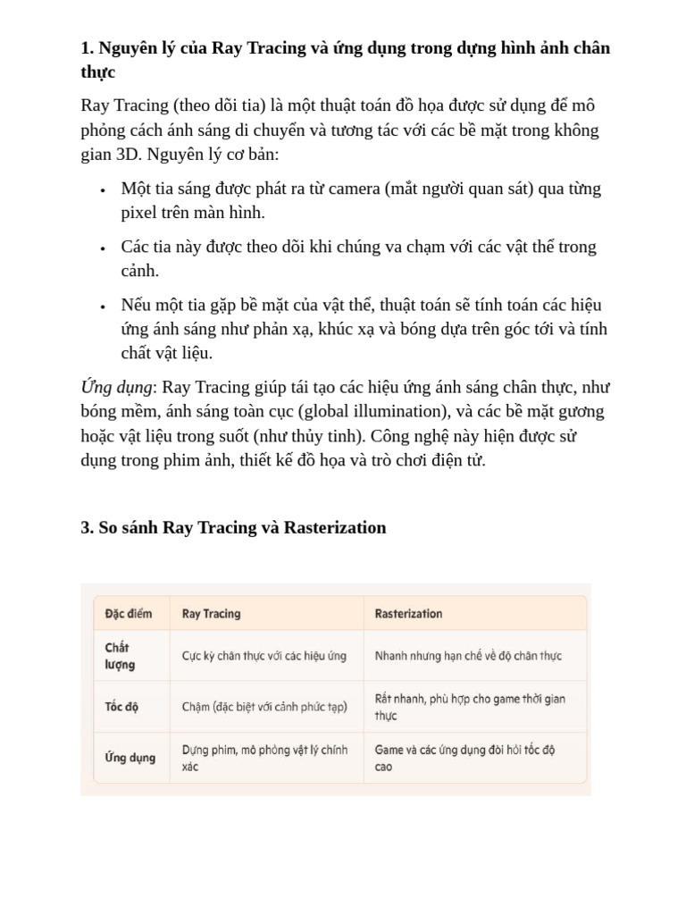 Ray Tracing | PDF