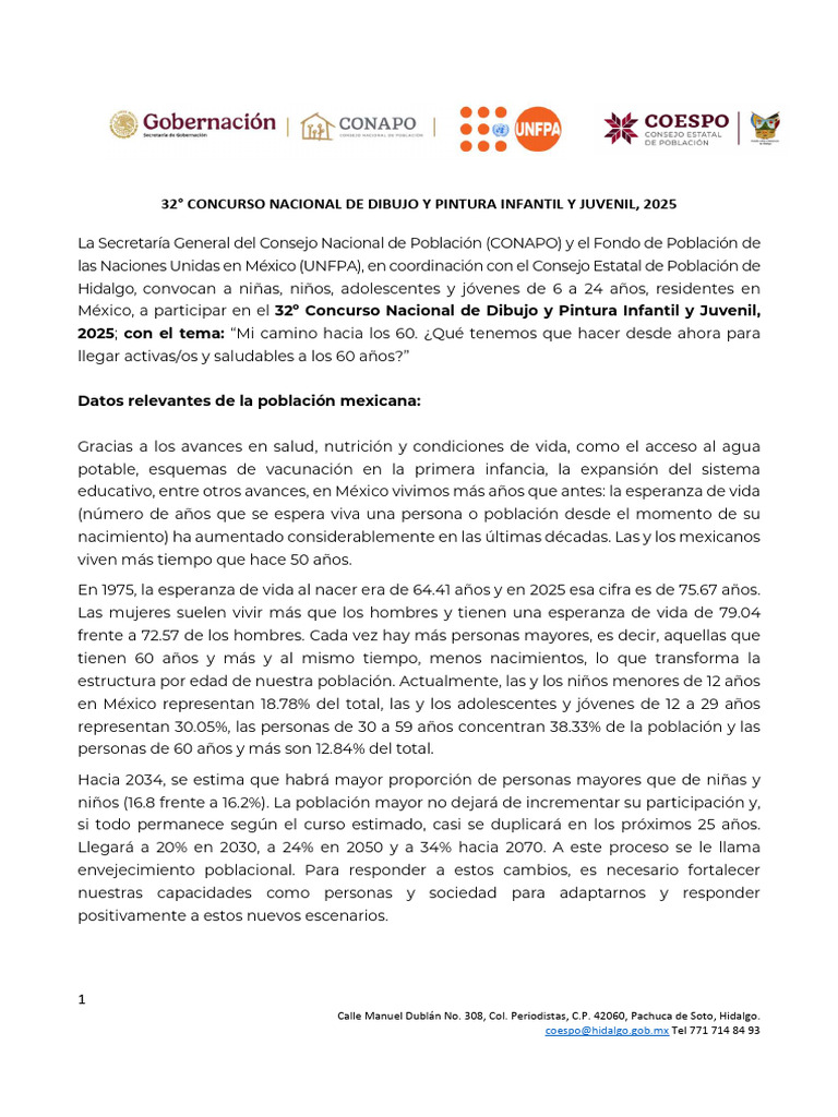 32º Concurso Nacional de Dibujo y Pintura Infantil y Juvenil, 2025 ...