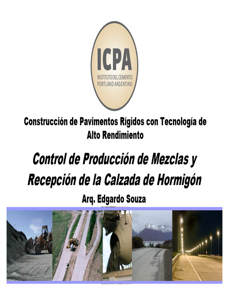 Control de Calidad en Pavimentos de Hormigón | PDF | Hormigón | Cemento