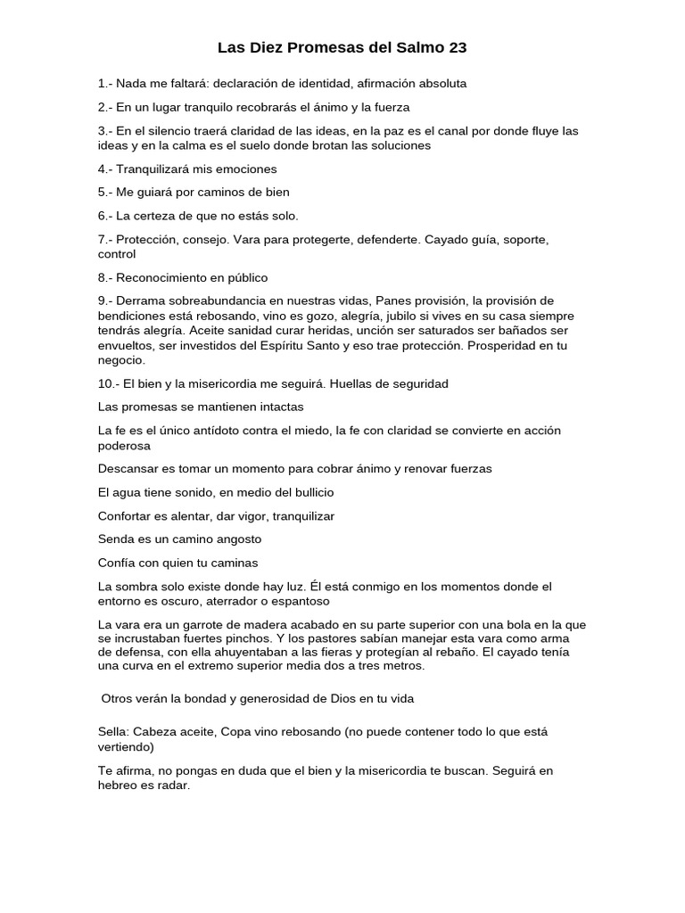 Salmo 23 | PDF