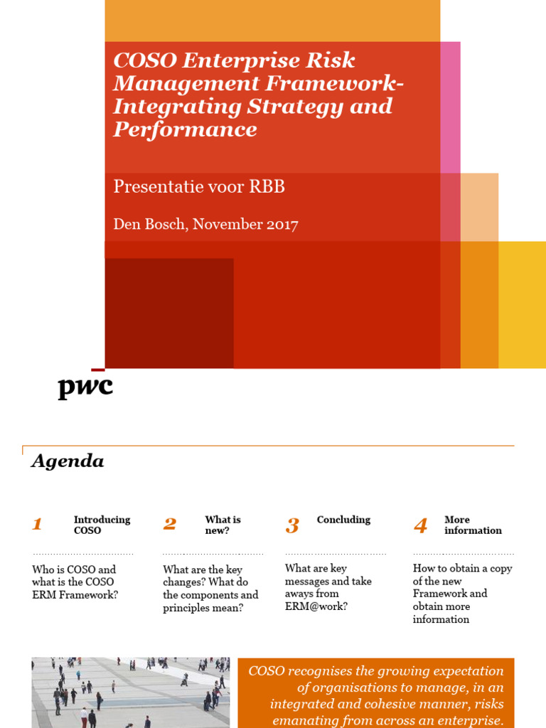 COSO ERM Framework Overview and Updates | PDF | Enterprise Risk ...