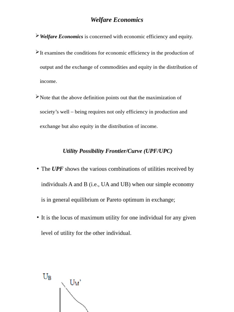 Welfare Economics: Efficiency and Equity | PDF | Welfare Economics ...
