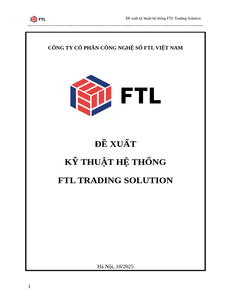 FTL Trading Solution | PDF