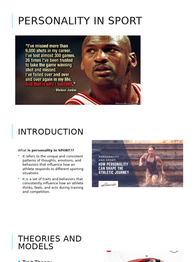 Understanding Personality in Sports | PDF | Psychological Resilience ...