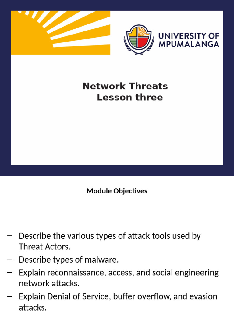 5 - Network Security Partially Recorded | PDF | Malware | Computer Virus