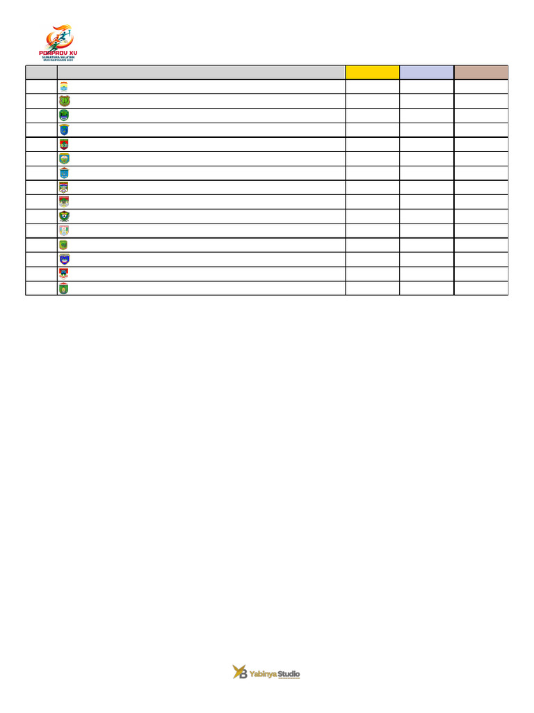 2025 Karate Tournament Rankings | PDF