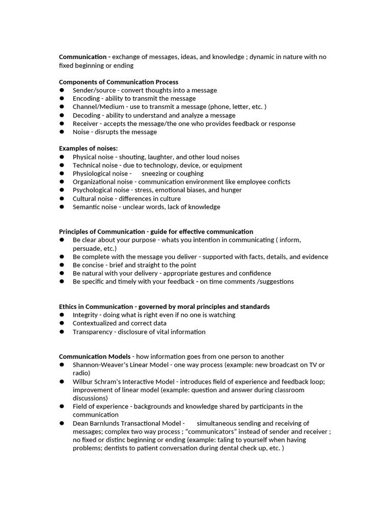 GEN 001 P1 Exam Reviewer Module 1 To 5 | PDF | Communication | Information