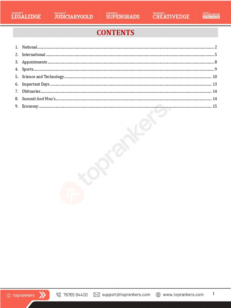 Weekly Current Affairs 2nd March To 8th March 2025 0288e5bb8852e | PDF ...