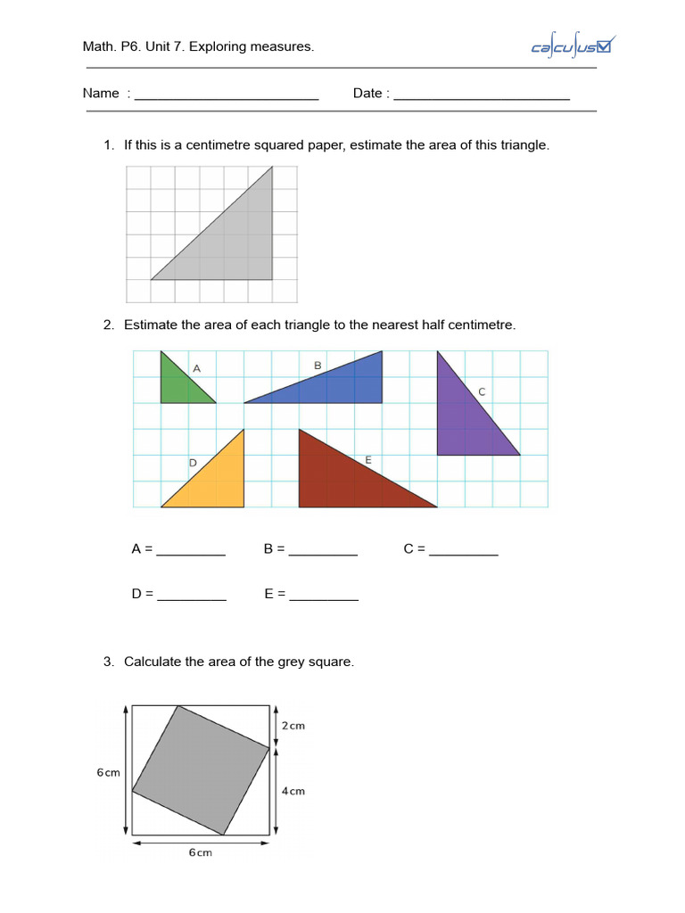 Area and Time Conversion Exercises | PDF