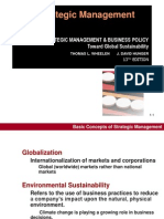 Strategic Management & Business Policy Toward Global Sustainability