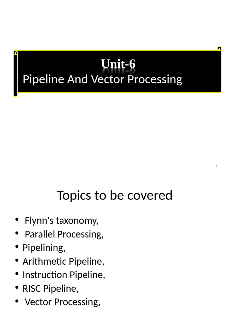 Pipeline and Vector Processing Overview | PDF | Parallel Computing ...