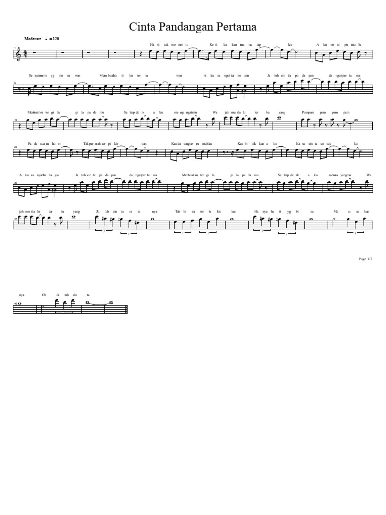 Not Balok CPP XII-E | PDF