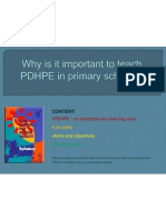 Why Is It Important To Teach PDHPE in