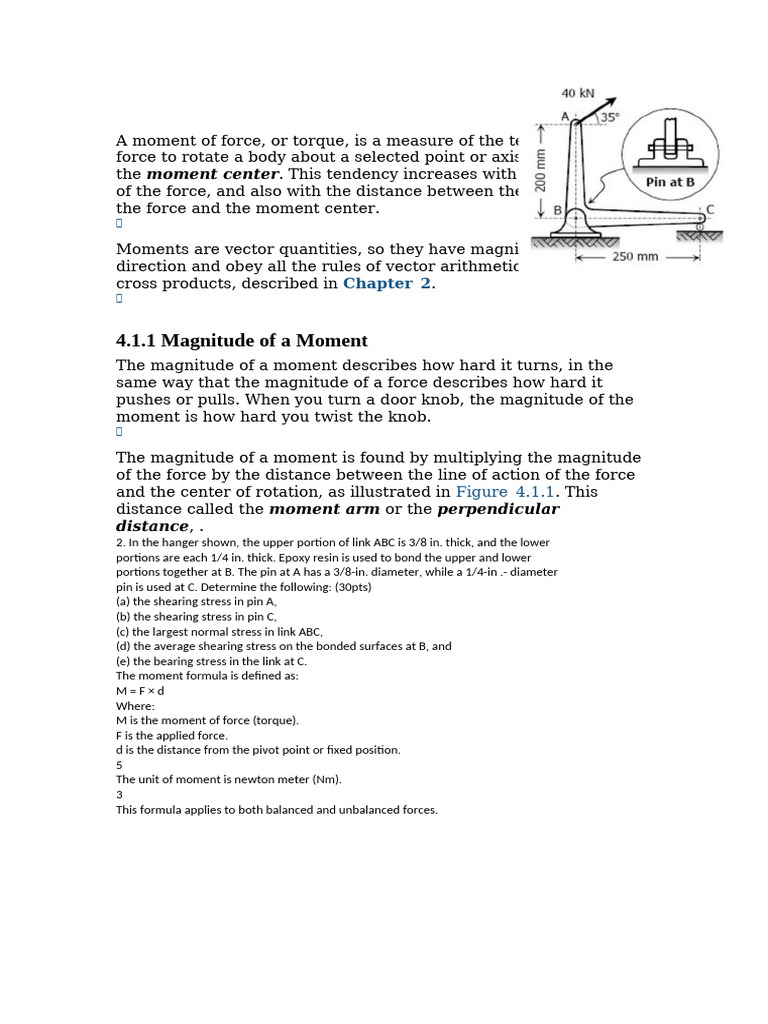 Moment | PDF