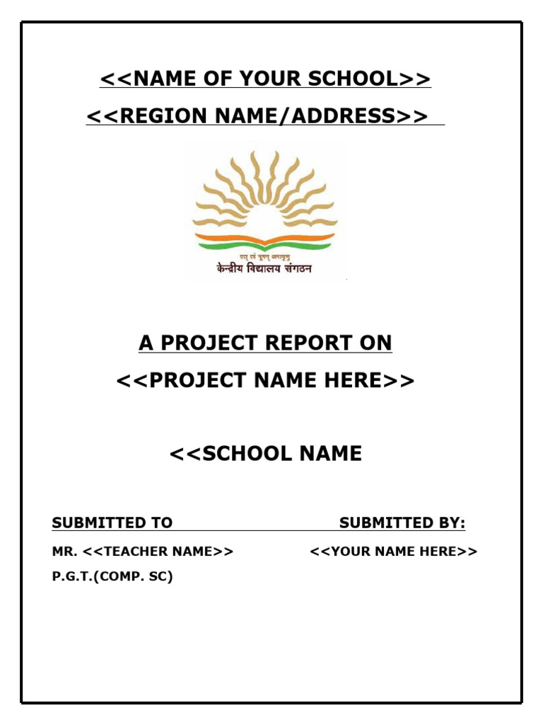 Cs Project Temp | PDF