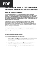 Comprehensive Guide to CAT VARC Prep | PDF | Reading Comprehension ...