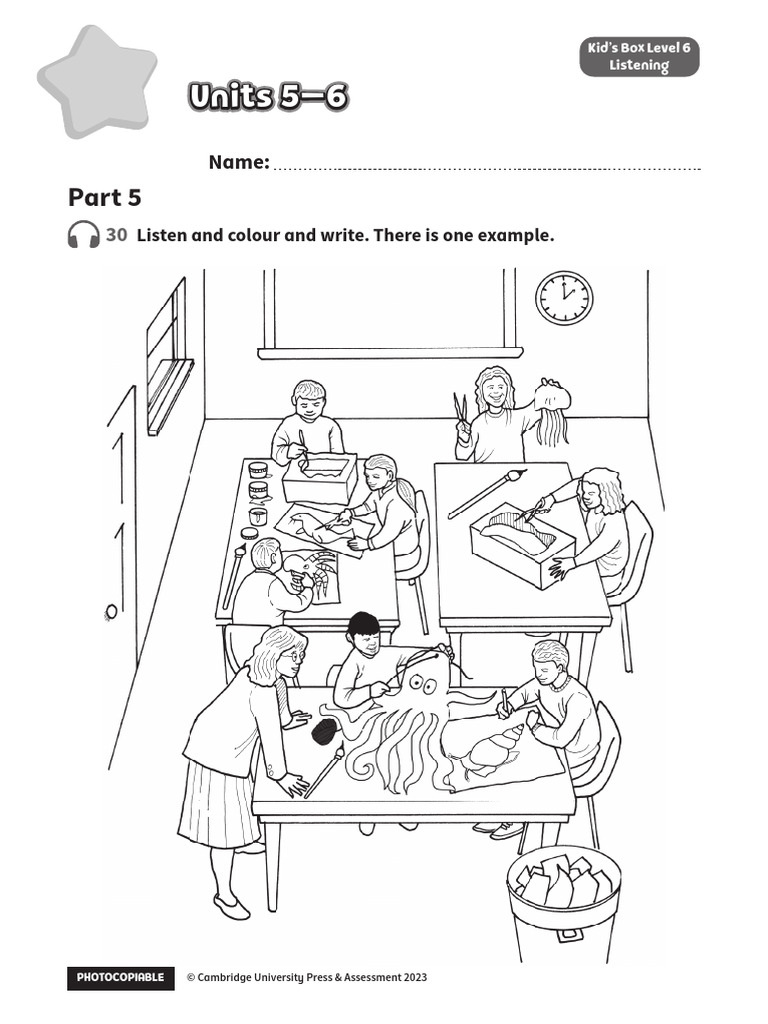 Kid's Box Level 6 Listening Activity | PDF