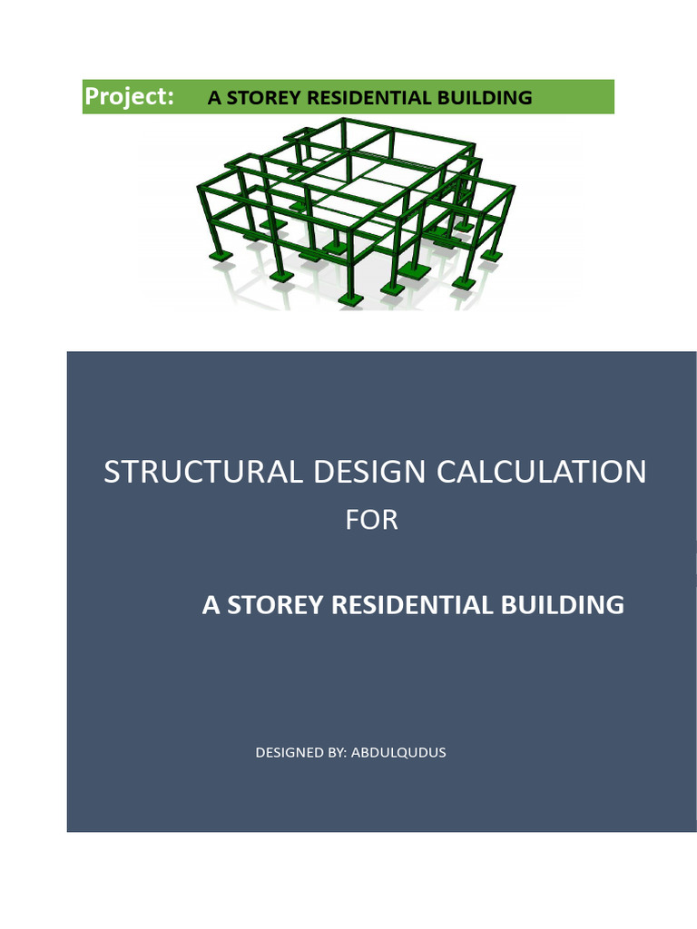 MR Danjuman Calculation Sheets | PDF | Structural Load | Foundation ...