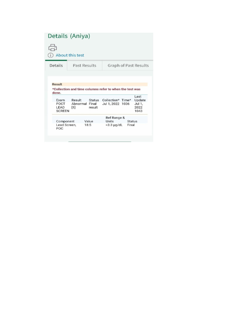 Lab Test | PDF