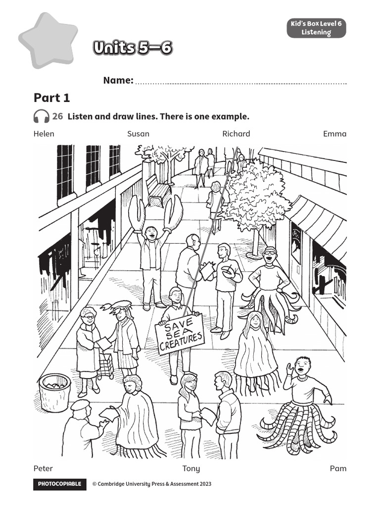 Kid's Box Level 6 Listening Activities | PDF