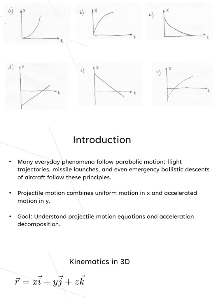 Projectile | PDF