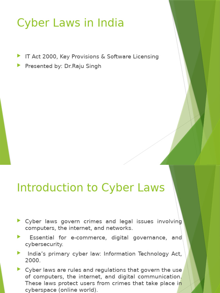 Cyber Laws and Digital Identity in India | PDF | Cybercrime | Security