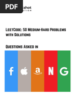 LeetCode Problem-Solving Cheat Sheet | PDF | Algorithms | Algorithms ...